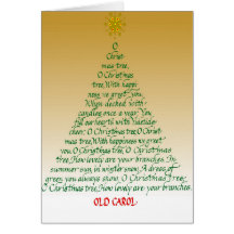 Old Carol Card