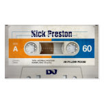Old Cassette DJ Business Card