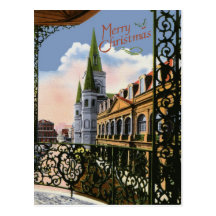 Old Cathedral  Christmas Postcards