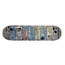 Old comic ad deck skate boards