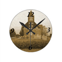 Old Country Church Clock