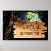 Old Creepy No More Treats! Poster