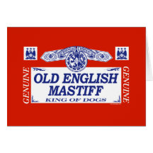 Old English Mastiff Greeting Cards