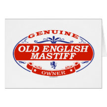 Old English Mastiff Greeting Cards