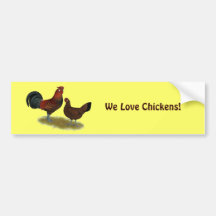 Old English Pheasant Fowl Bumper Sticker