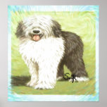 Old English Sheepdog Print
