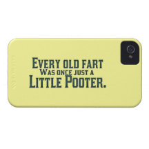 Old Fart - Little Pooter iPhone 4 Case
