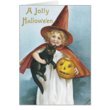 Old Fashion Halloween Card