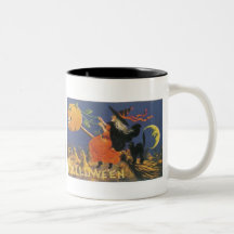 Old Fashioned Halloween Witch Mug