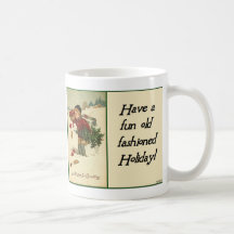 Old Fashioned Holiday Mugs
