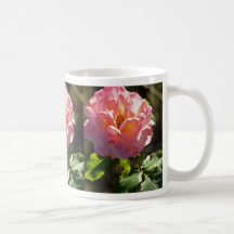Old Fashioned Pink Rose flowers Mug