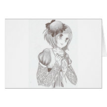 Old Fashioned Wishing Greeting Card