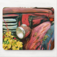 Old Federal Truck Mouse Pads
