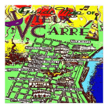 Old French Quarter MAp Invite