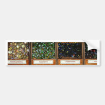 old marbles in boxes bumper stickers