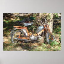 Old Motorbike Posters