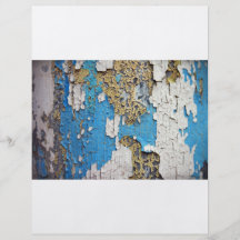 Old Painted Wood Full Color Flyer