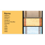 Old Paper with Ornaments4, Name, Address 1, Add... Business Card Templates