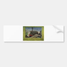Old Railway Poster Bumper Sticker