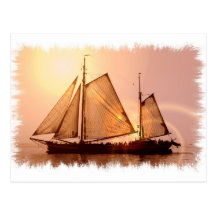 Old Sailing Ships Postcard