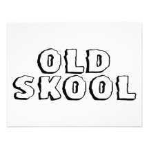 Old Skool Custom Invites