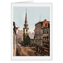 Old South Church Boston 1900 - Vintage Card