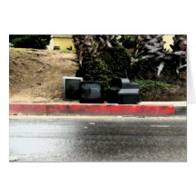 Old Televisions Greeting Card