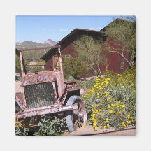 OLD TIMES FRIDGE MAGNET