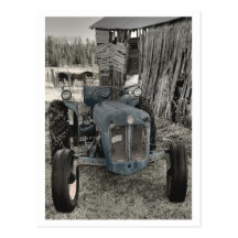 old tractor post cards