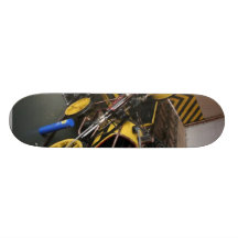 Old Train Skateboard Deck