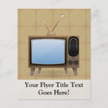 Old Vintage Floor Television Flyers