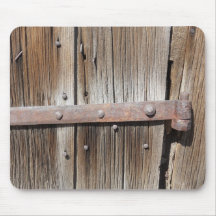 Old Weathered Wood and Rusty Metal Mouse Pads