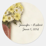Old West Boot Bouquet 1 Envelope Seal Sticker