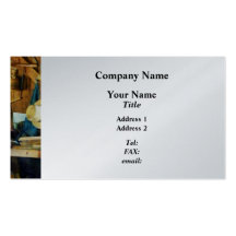Old Wood Shop Business Card Template