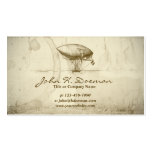 Old World Balloon Business Card Template