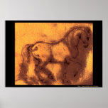 Old World Horse Poster