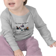 Older Boys = ExpensiveToys T-shirts