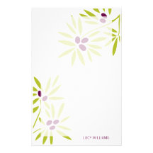Olive Branch Personalised Stationery