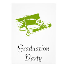 Olive Cap & Diploma Invite
