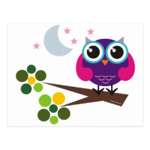 oliver, the owl postcards