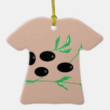 Olives with Leaves Ornament