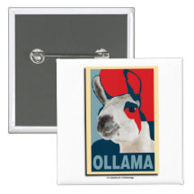 Ollama Obama - Badge Pin