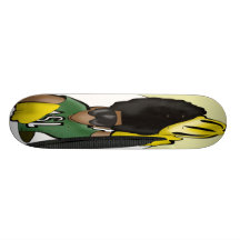 Ollie Afro Skateboard