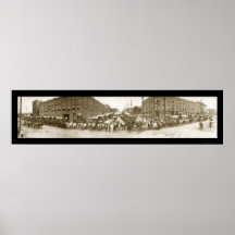 Omaha Merchants Photo 1908 Poster