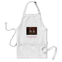 Omas easter bunnies apron