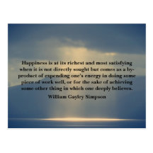 On Happiness Post Cards