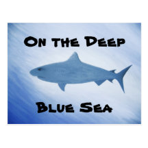On the Deep, Blue Sea Post Card