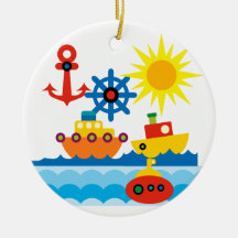On the Ocean Christmas Tree Ornaments