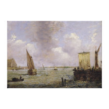 On the Thames Gallery Wrap Canvas