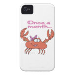 once a month crabby crab girl iPhone 4 Case-Mate case
